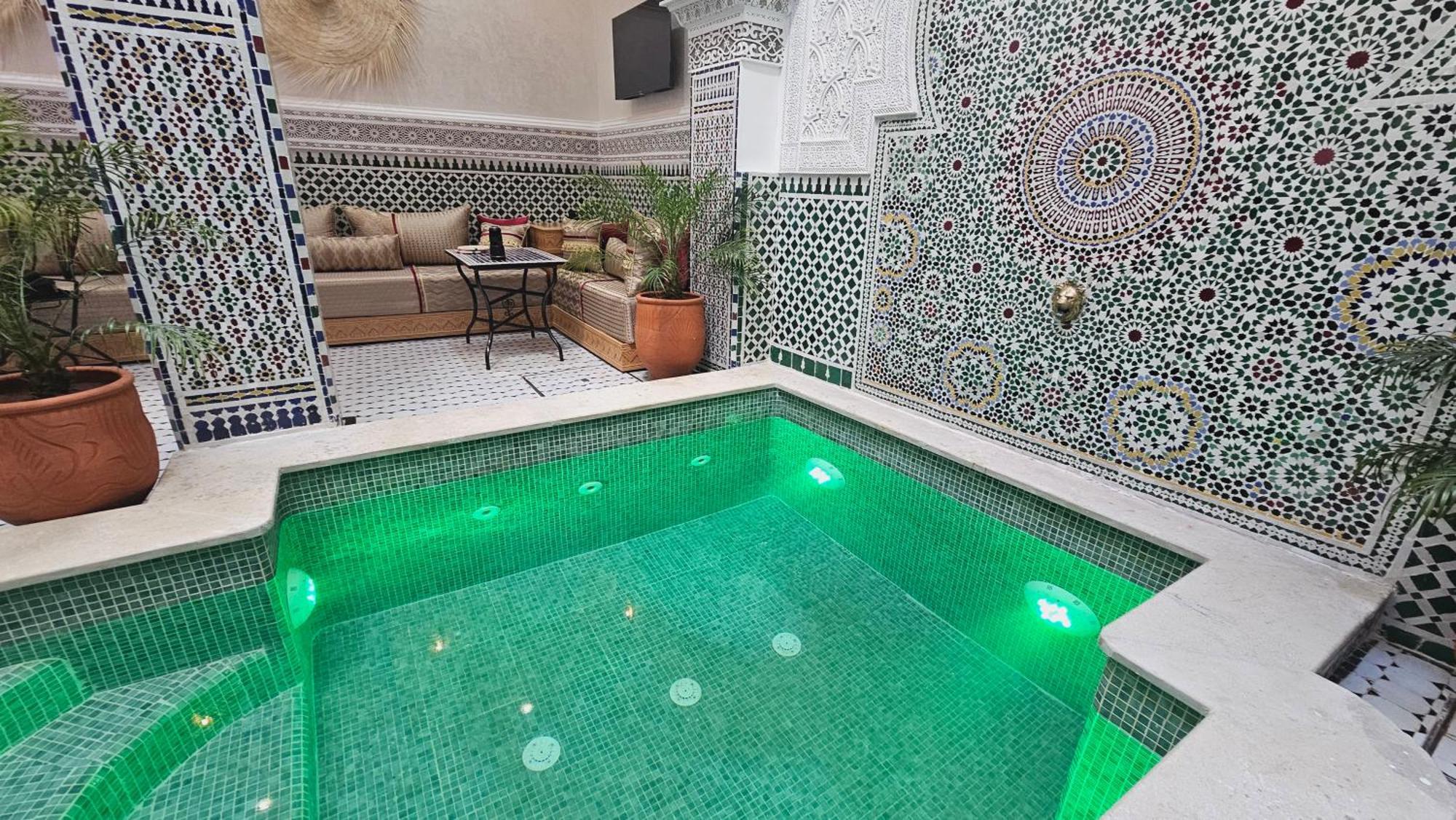 Riad Diamant Bleu فاس المظهر الخارجي الصورة