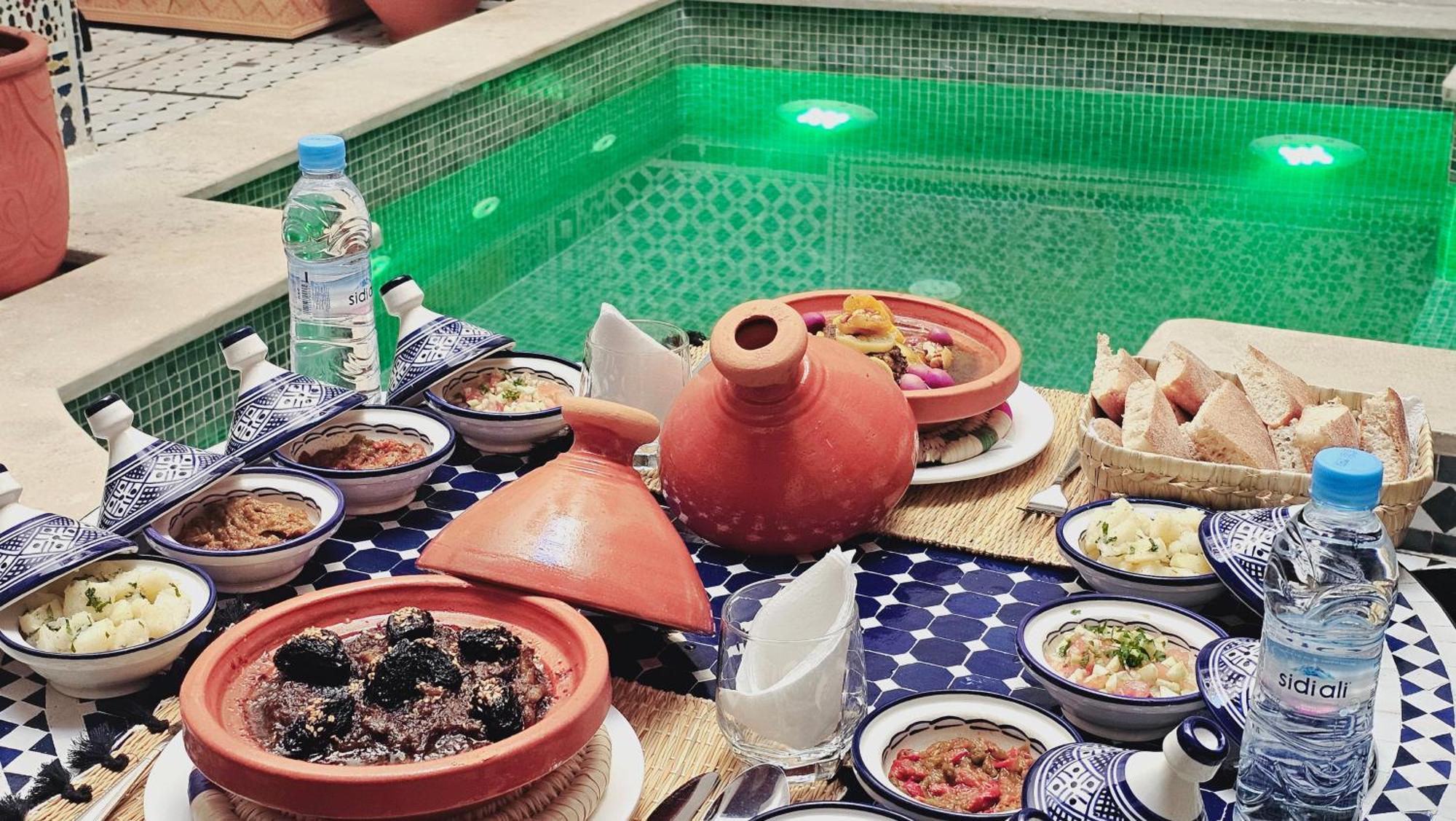 Riad Diamant Bleu فاس المظهر الخارجي الصورة