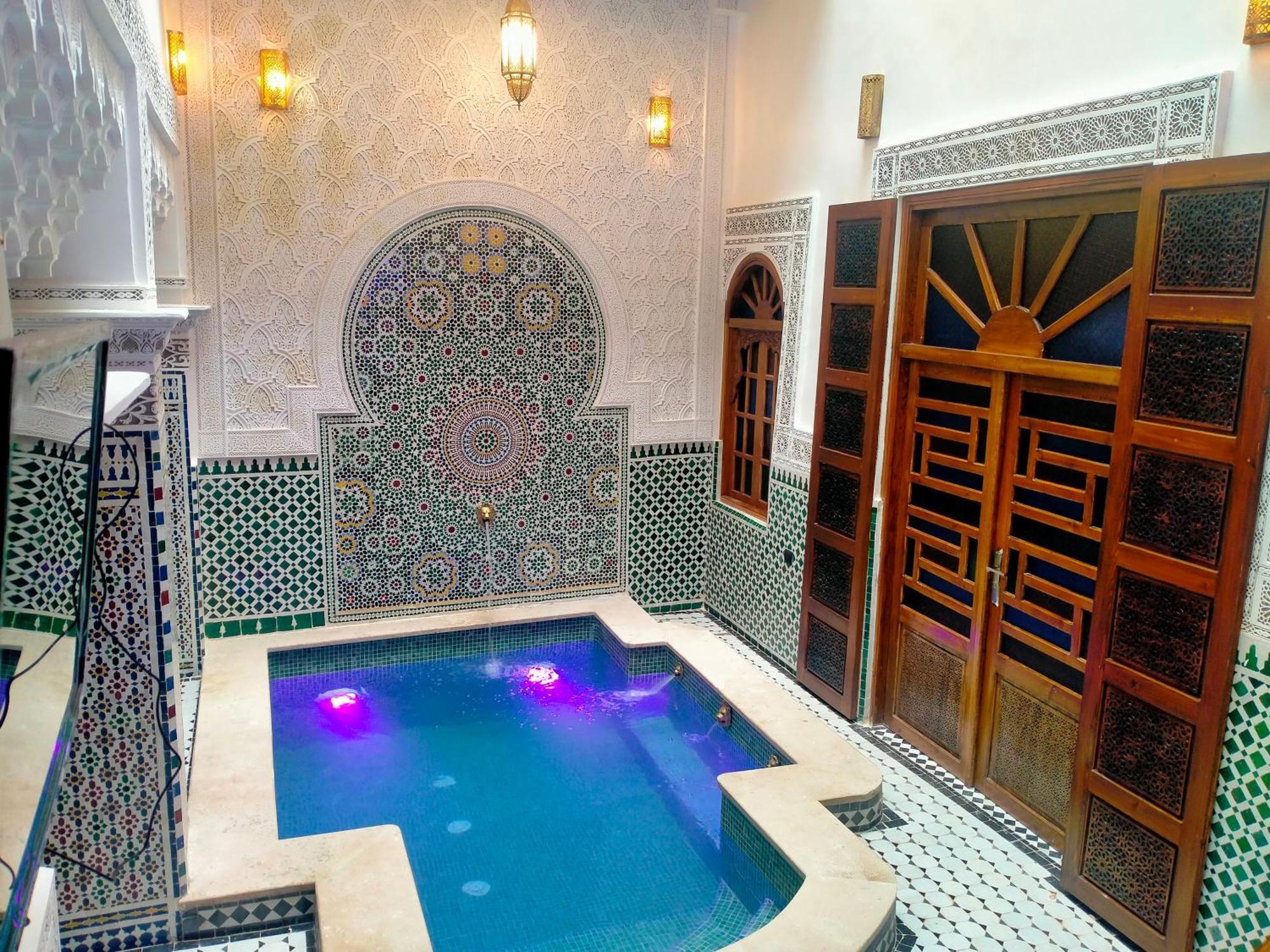 Riad Diamant Bleu فاس المظهر الخارجي الصورة