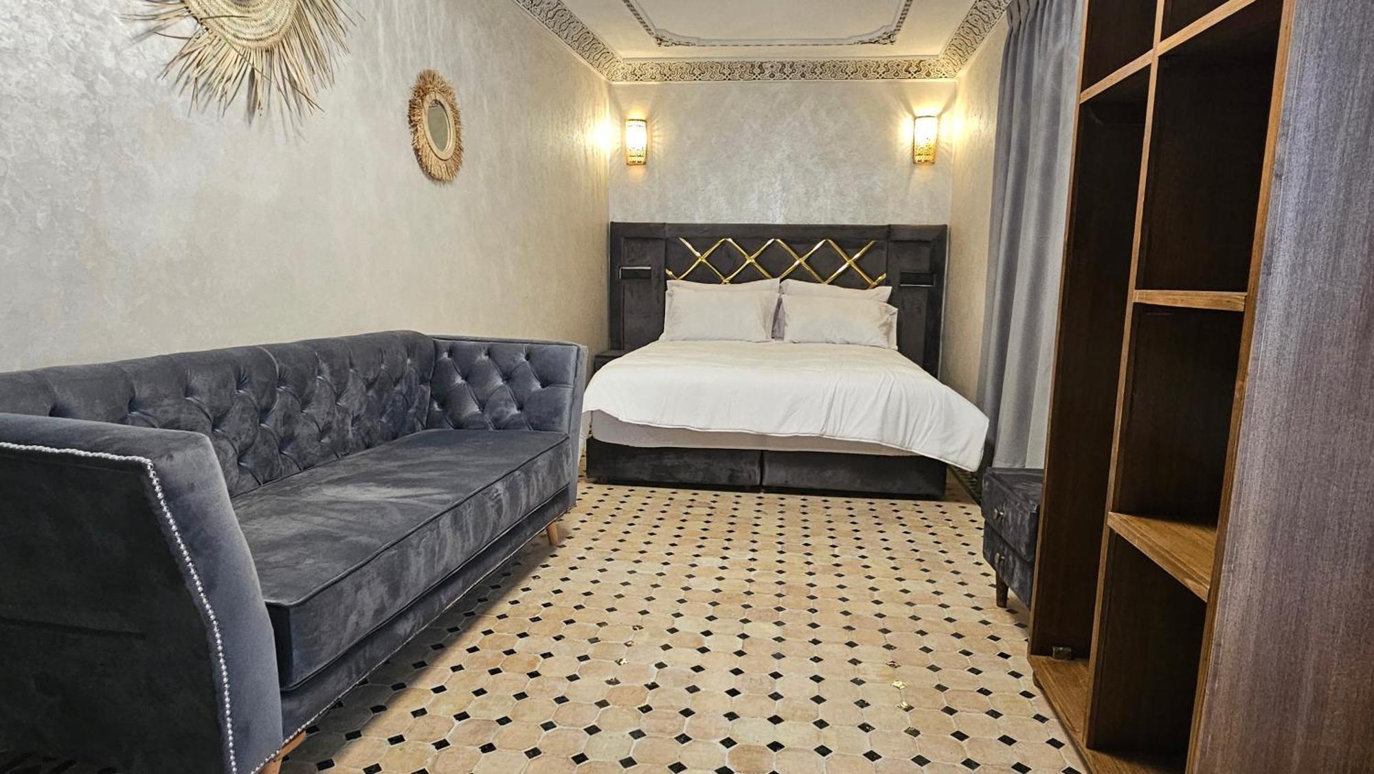Riad Diamant Bleu فاس الغرفة الصورة